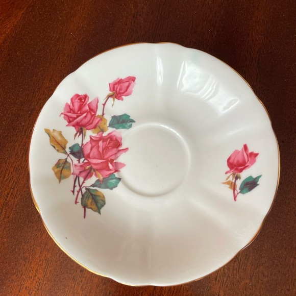 Country English Cottage Rose Royal London Bone China - Picture 5 of 5